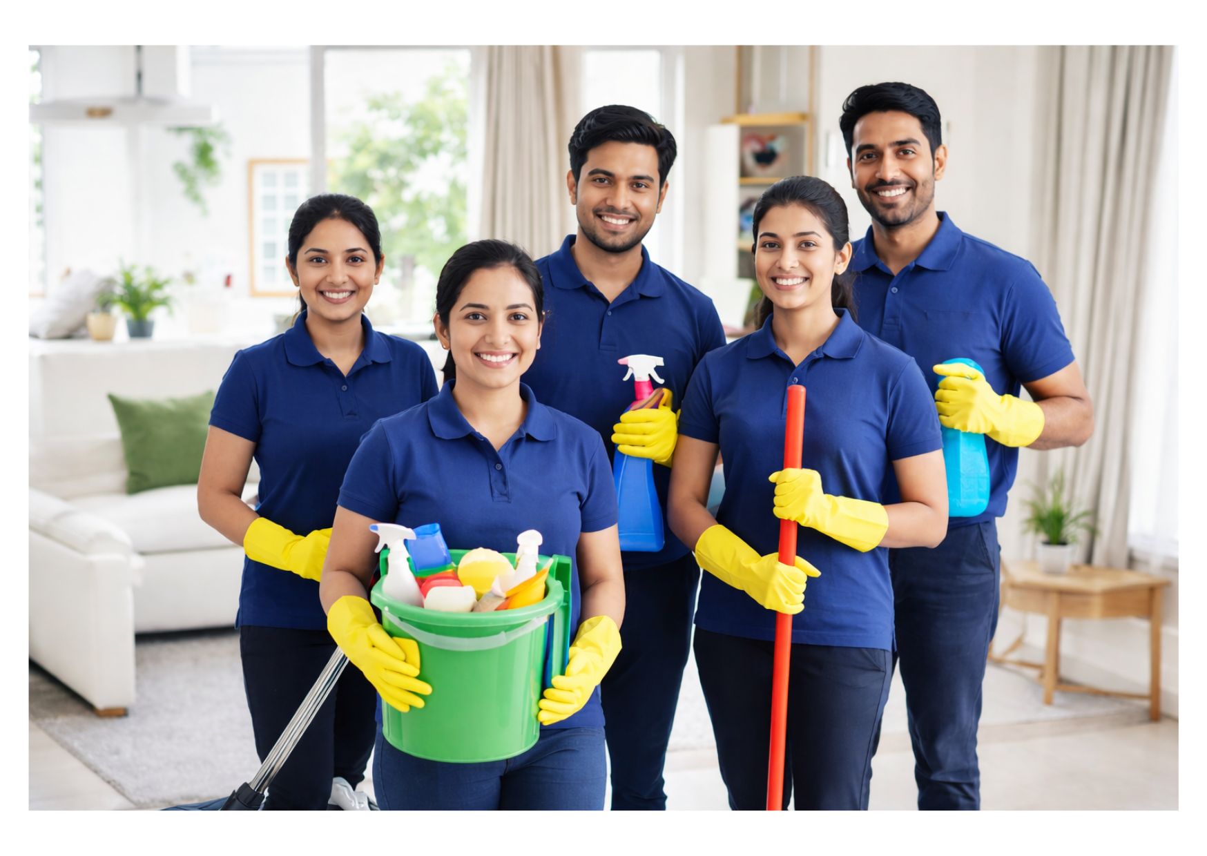 Our cleaning team at work